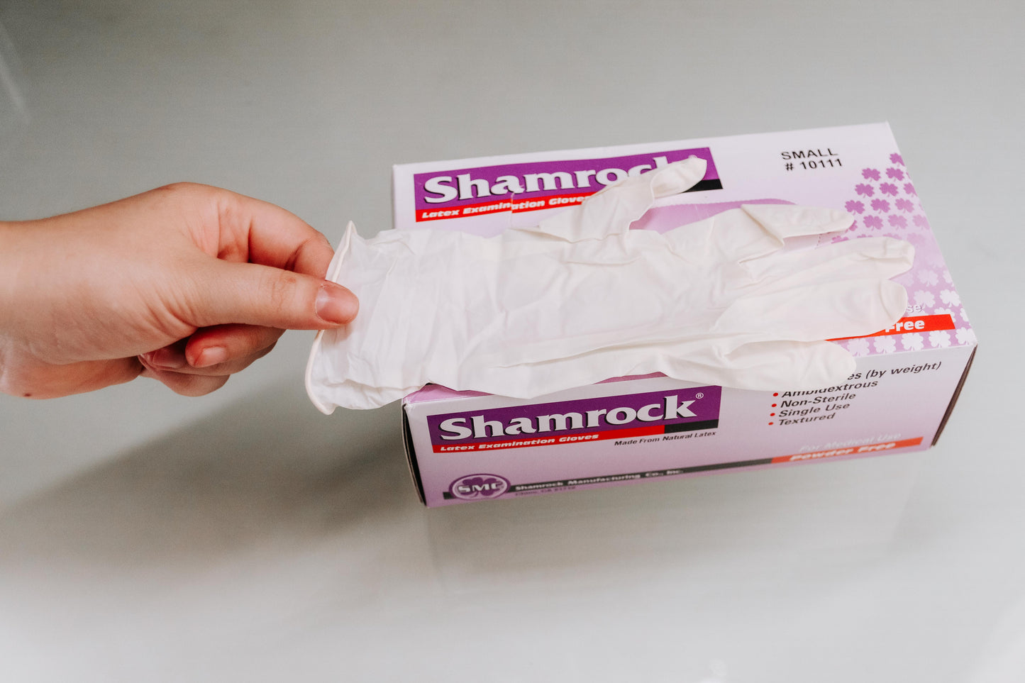 Shamrock -Examination Latex Gloves