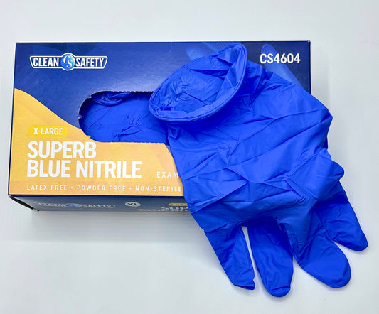 Clean Safety  Nitrile Exam Gloves