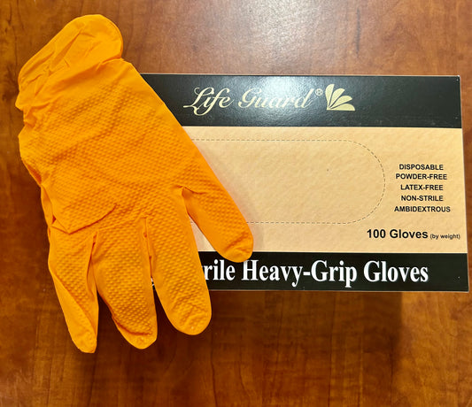Life Guard - Nitrile Heavy Grip Gloves 8 mil