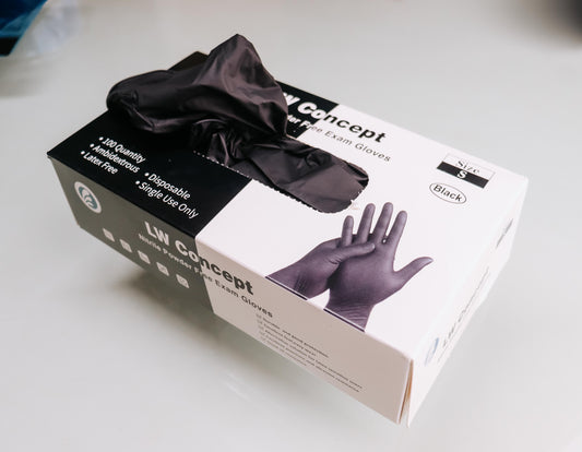 Living Water Concept - Examination Gloves - Black